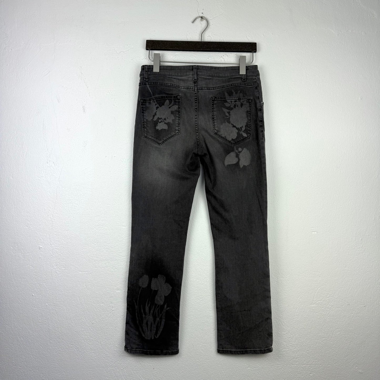 Christoper Kane Slim Jeans mit Blumenmuster (S)