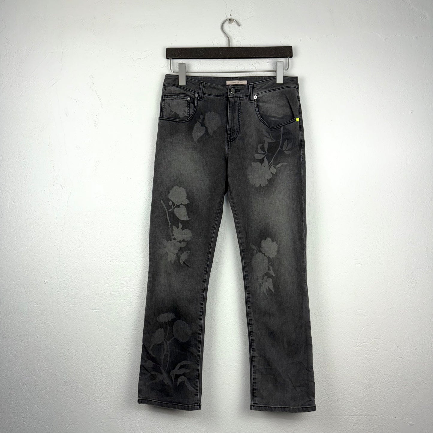 Christoper Kane Slim Jeans mit Blumenmuster (S)