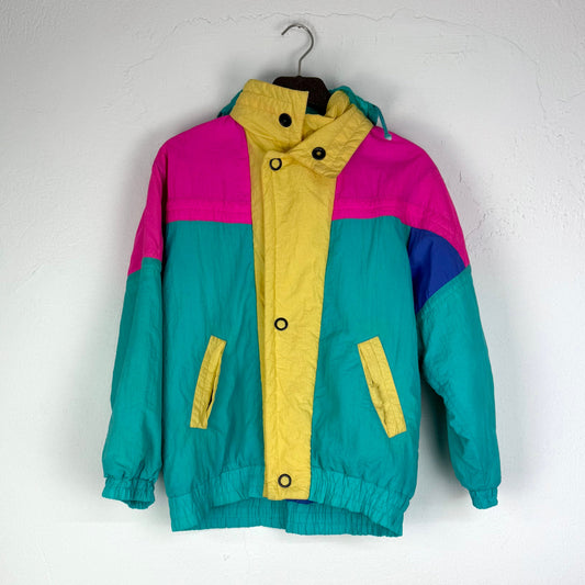 Vintage Jacke Colorblock (XS/S)