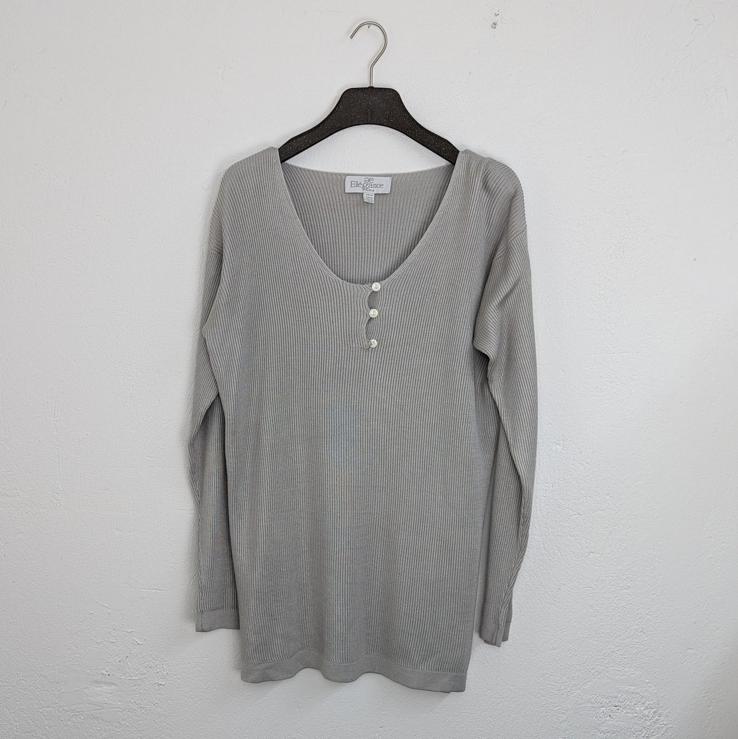 ae Elégance Paris Silk Sweater (M)