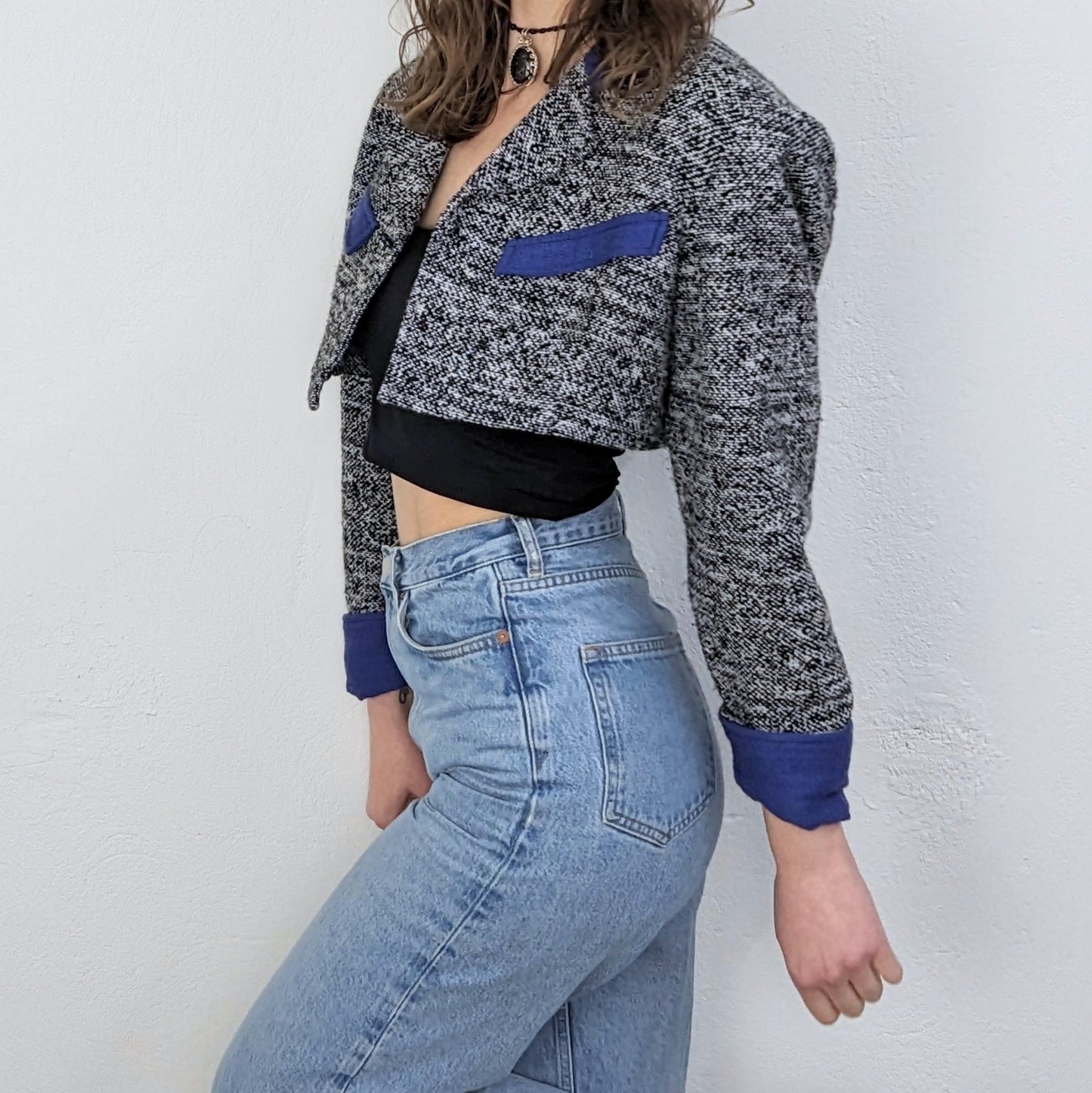 LINALIRA Vintage cropped Blazer (S/M)