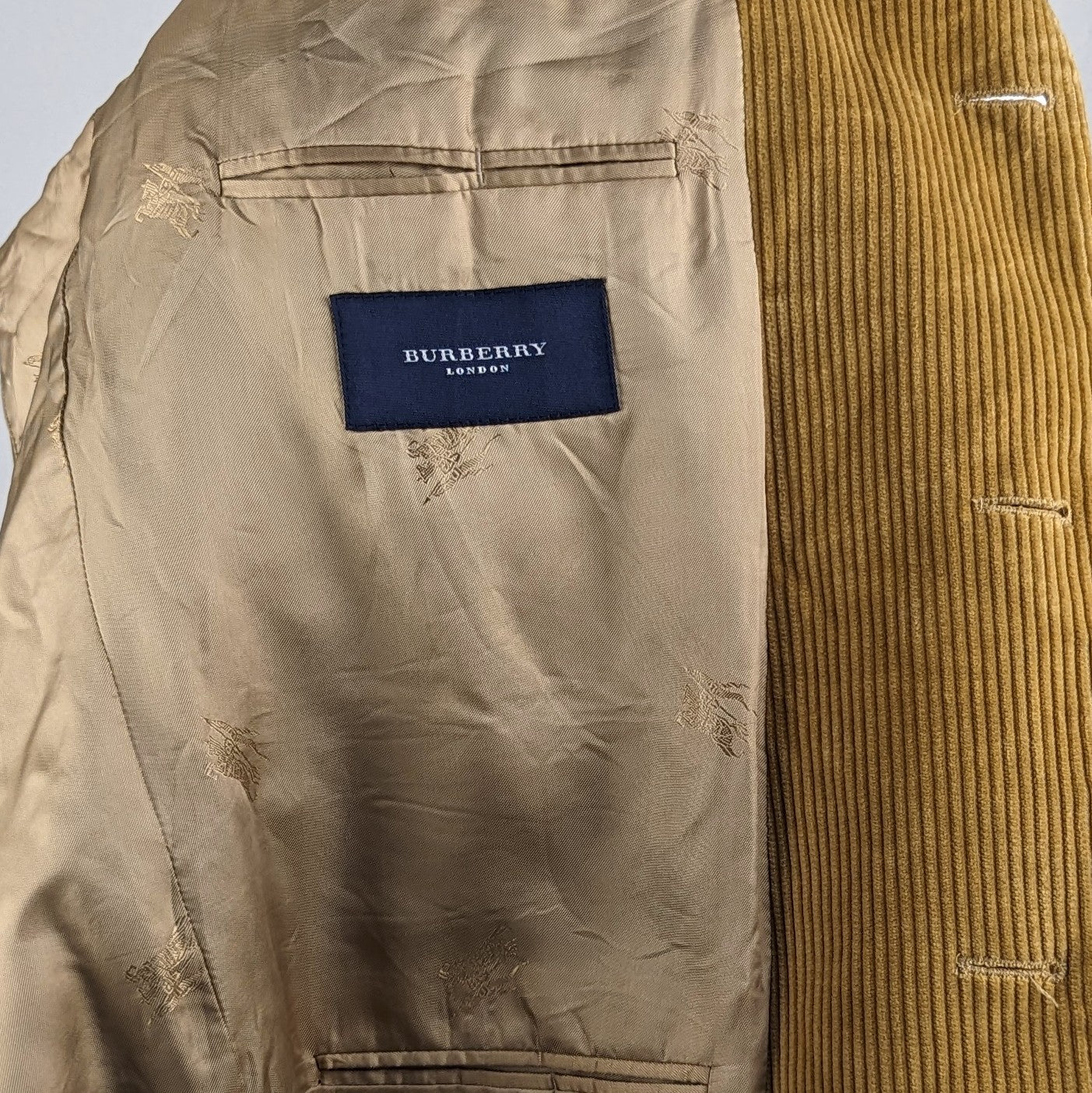 BURBERRY CORD SAKKO (XL/XXL)