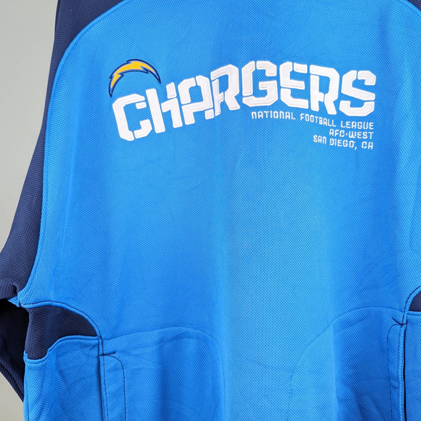 NFL ONFIELD REEBBOK SAN DIEGO CHARGERS HOODIE (XL-XXL)