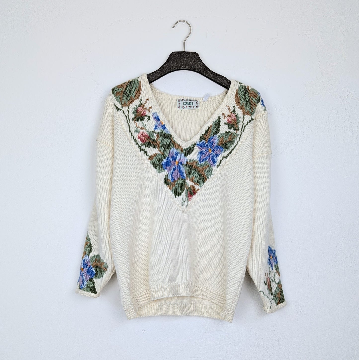 VINTAGE KNIT SWEATER (S/M)