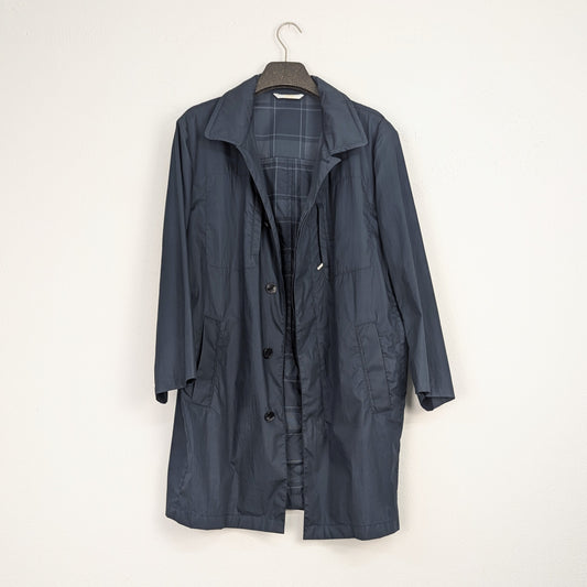 Brioni Trenchcoat Mitternachtsblau (L)